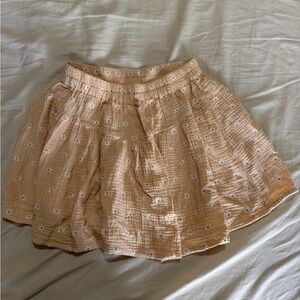 Rylee cru muslin mini skirt